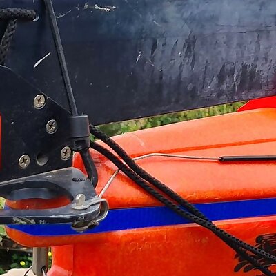 Rudder Holder for Kayak Breeze by Current Designs