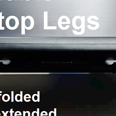 Universal LowProfile Foldable Laptop Riser