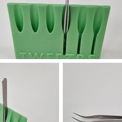 Tweezer stand for straight and curved tips