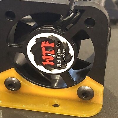 XRay T4 mounting bracket for WTF Turbo Fan