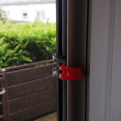 Screen door lock without drilling