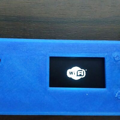 ESP8266 OLED Display Frontpanel