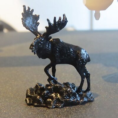 Moose Statue 3D Scan