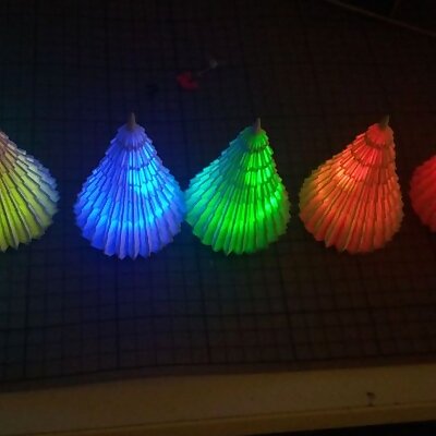 Lighting Christmas Tree  RGB LED  DIY
