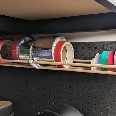 Pegboard tape  wire holder