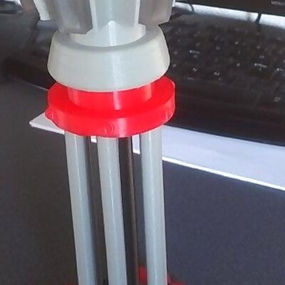 Red Alert Prism Tower Lamp  WS2812 Wemos D1 Mini Button Remix