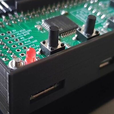 Raspberry Pi 0  RGB2HDMI 12bit board case