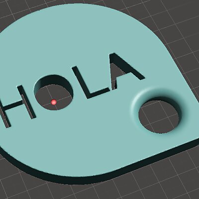 Hola Keychain