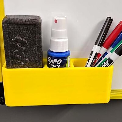Magnetic Whiteboard Marker and Eraser Holder