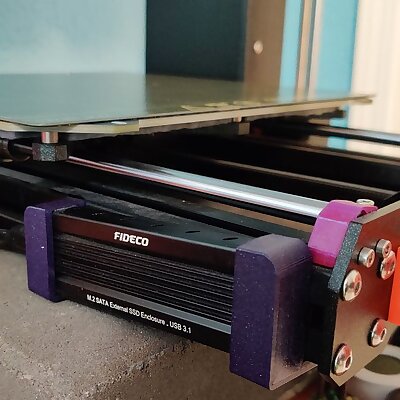 Fideco SSD enclosure 3D printer bracket