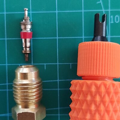 Schrader valve tool