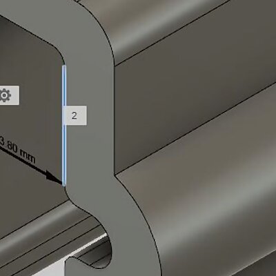 175 mm Clip for a Clas Ohlson filament role