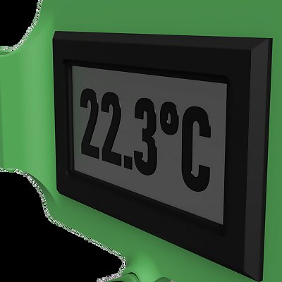 Prusa MK3S LCD thermometer holder