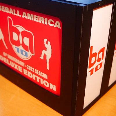 Baseball America 10th Anniversary Card Set Deluxe Storage Box