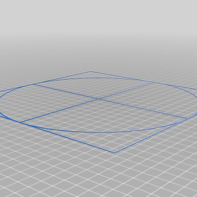 My Customized Bed Center Calibration Tutorial using parametric crosshairs with square
