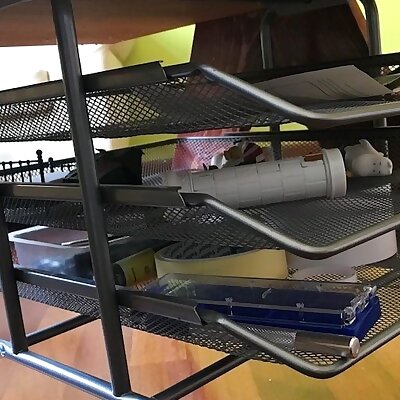 Ikea letter tray DOKUMENT underdesk mount