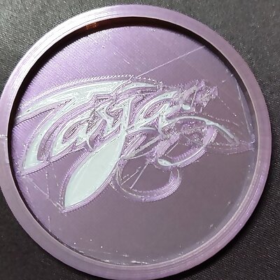 Tarja Turunen dual color coaster