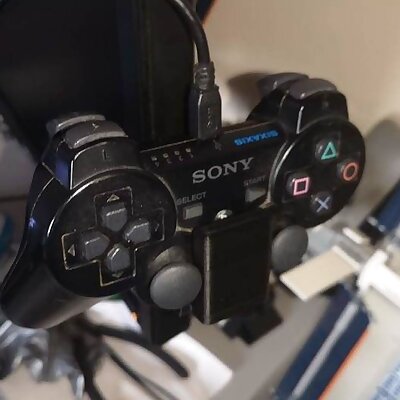 PS3 Controller Holder for Side of Monitor