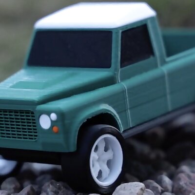 Land Rover Defender  fully 3D printable