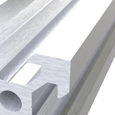 2020 VSlot Aluminium Extrusion Profile  Low Poly Model for your Prototypes