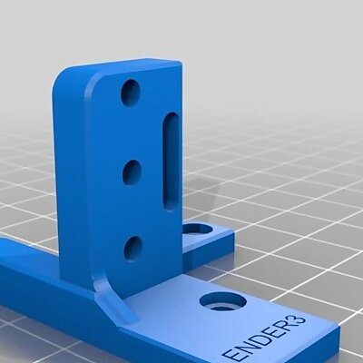 BL Touch mount for inverted Xaxis
