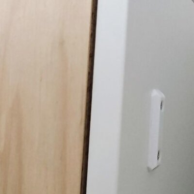 Ikea cabinet door hinge reinforcement