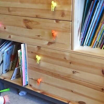 Dog drawer handles