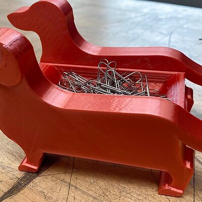 Dog Paper Clip Holder