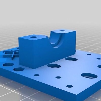 E3D V6 Mounting Plate for Anet A8 fixed nut traps