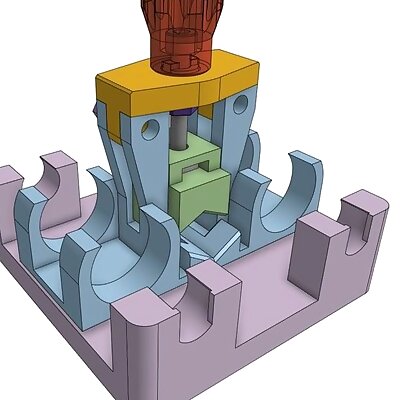 PCB marker tool head with spring option