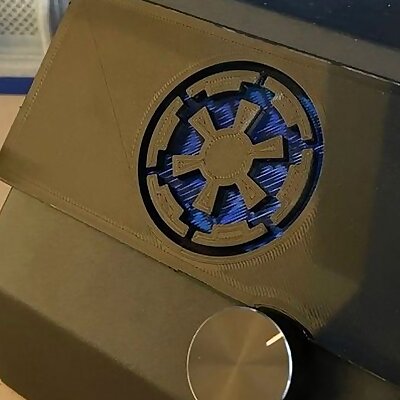 STAR WARS Imperial Insignia Creality CR10 LCD Cover for Overnight Printing