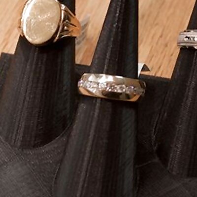 Ring holder for single or three rings