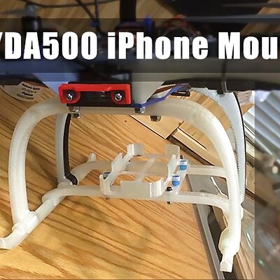 Spyda500 quadcopter iPhone mount for 5S