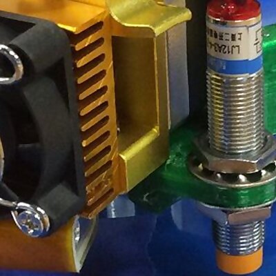 MPCNC MK8 extruder induction probe mount