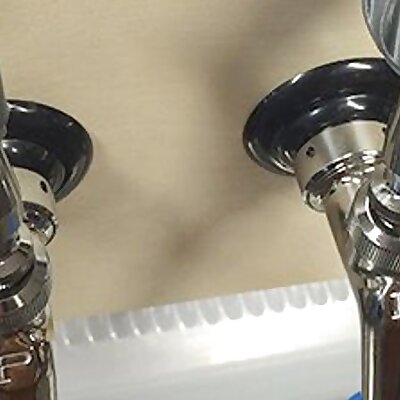 Threaded beer tap handle inserts