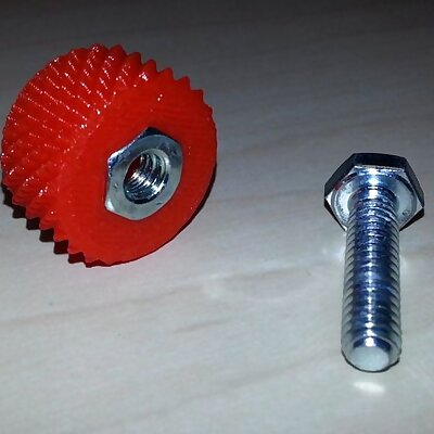 1 Diameter Knurled Knob for 14x20 nuts and bolts