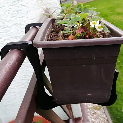 Balkonový hak na květínač