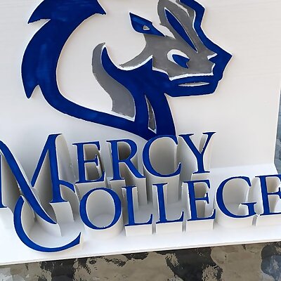 Mercy College Nameplate and Logo