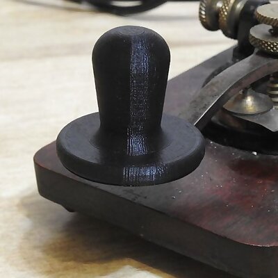 Top Hat style knob for J38 key