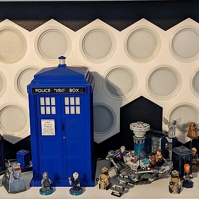 Doctor Who Tardis Roundel Diorama Building Set