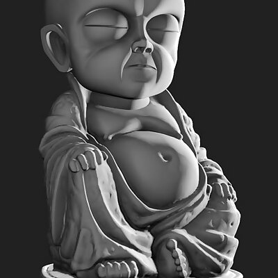 Creepy Baby Buddha