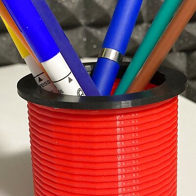 Filament spool pencil holder