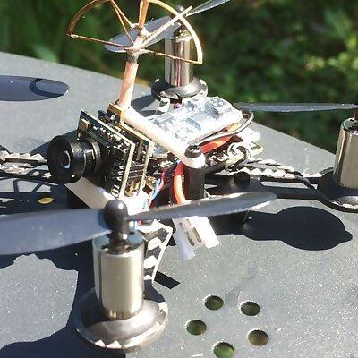 Eachine QX90 tilted camera support  Front mounted