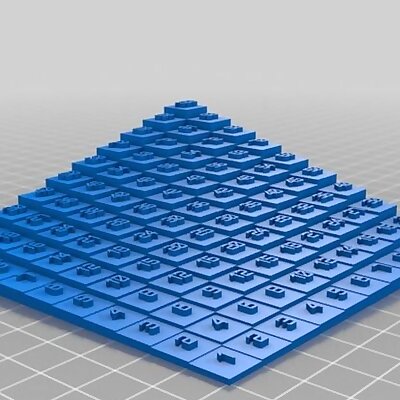 10x10 multiplication table