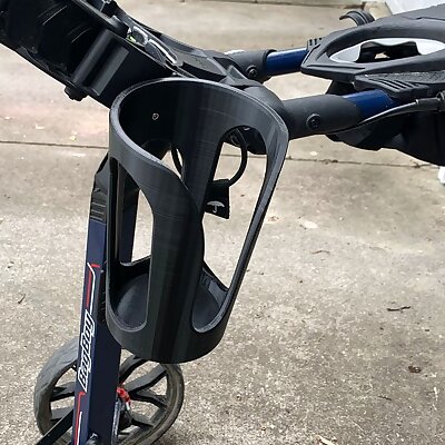 DivotMix Bottle Holder for Golf Push Cart