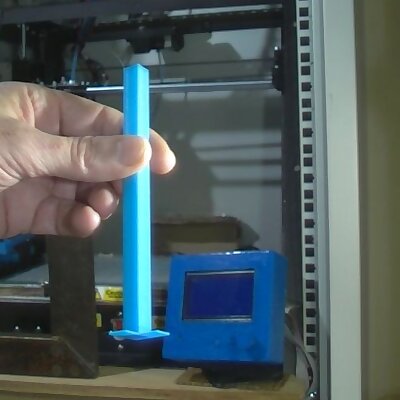 Vertical Test Piece 3D Printer test