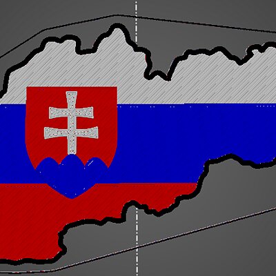 The Map of the Slovak Republic
