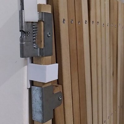 Latch for foldable wooden babykidpet gate
