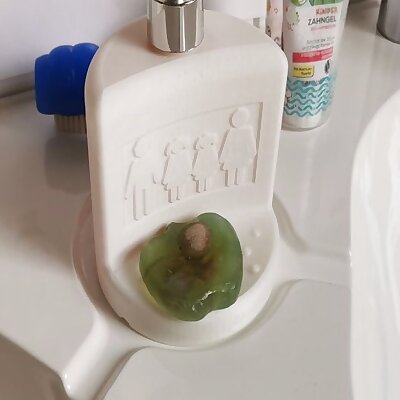 Soap Dispenser with Soap Dish