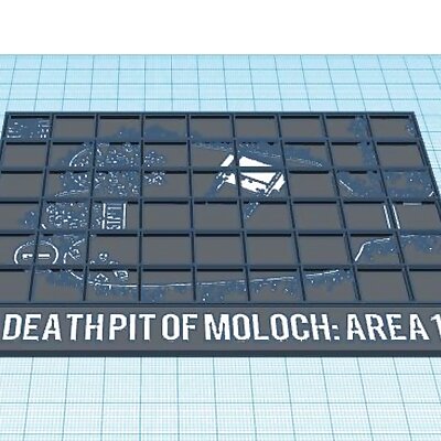 Death Pit of Moloch Playable Areas and Accessories